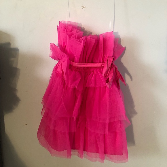 Pink Ruffle Dress - Picture 3 of 6